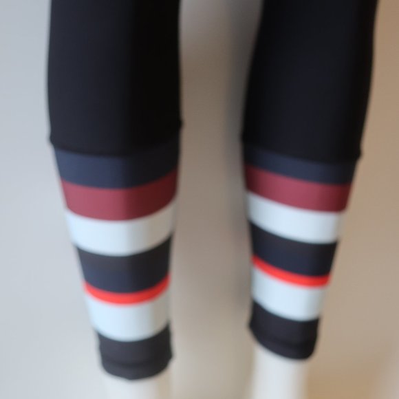 THE UPSIDE SPORT BLACK WHITE RED LEGGINGS 4 * - Picture 6 of 14